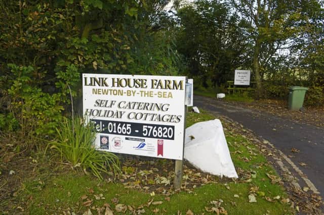 Link House Farm, near Newton-by-the-Sea.
