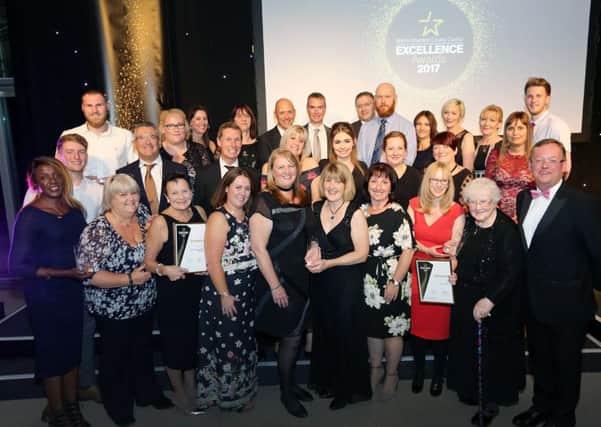 The winners at Northumberland County Council's Excellence Awards.