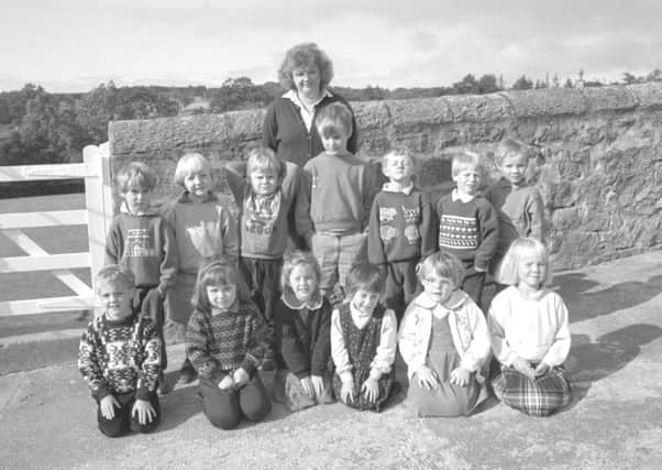 Remember when from 25 years ago. Eglingham First School new starters
