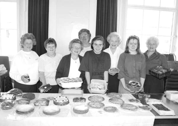 Remember when from 25 years ago. Coffee morning in the Northumberland Hall on behalf of the British Heart Foundation