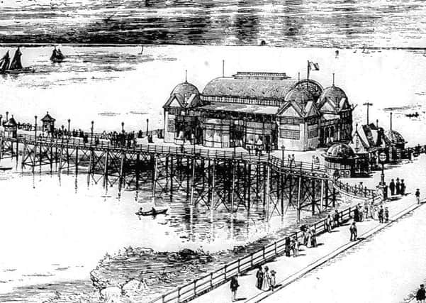 Talk of adding a pier at Whitley Bay was a popular topic of conversation in the early 1900s. In 1907 the Whitley Seaside Chronicle and Visitors Gazette ran a series of articles on the topic that included proposed architectural plans for a 600 foot long pillared structure.