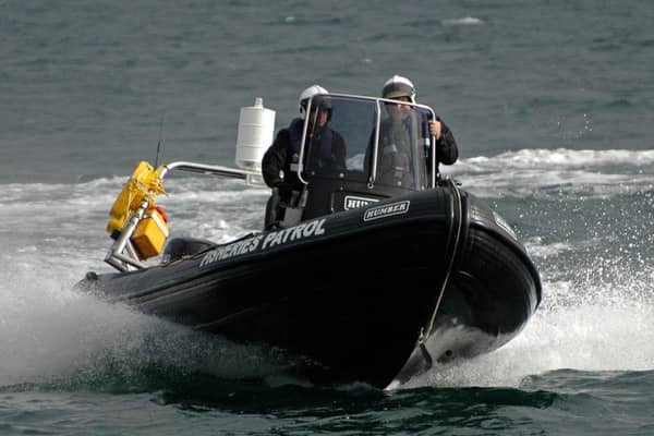 One of NIFCA's smaller boats, which helps it carry out its vital work in the area.