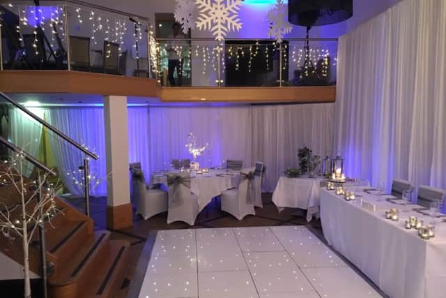 The Coach House transformed into a Winter Wonderland.
