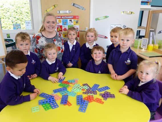Swansfield Park Primary School's new pupils. Pictures by Jane Coltman