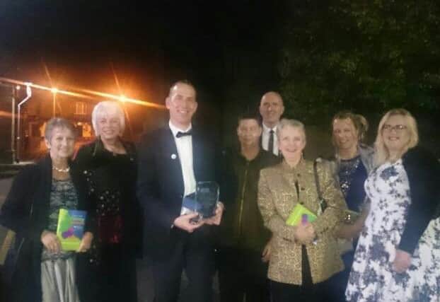 Representatives from The Alnwick Garden after winning the prize at the North East Charity Awards.