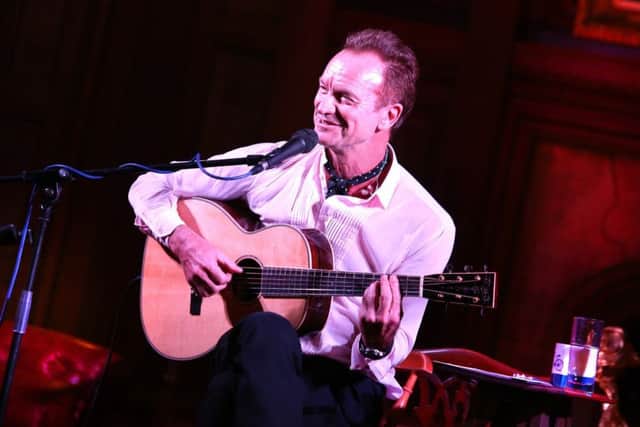 Sting performing a one-off gig at Bamburgh Castle. Picture by Simon Williams, Crest Photography