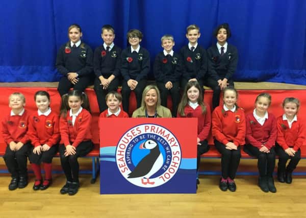 Seahouses Primary School is celebrating its good Ofsted rating.