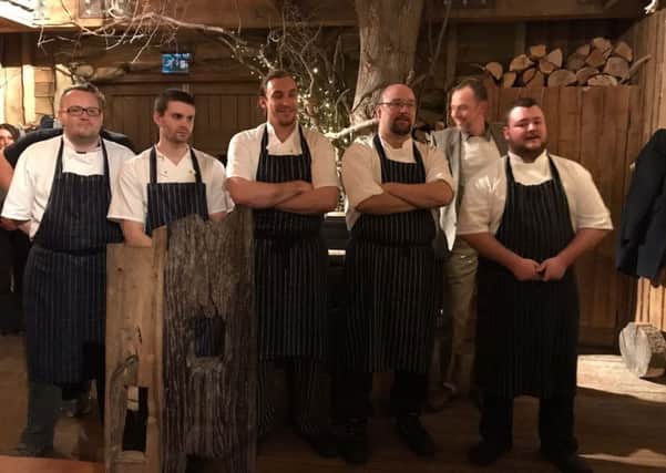 The Alnwick Treehouse chefs.