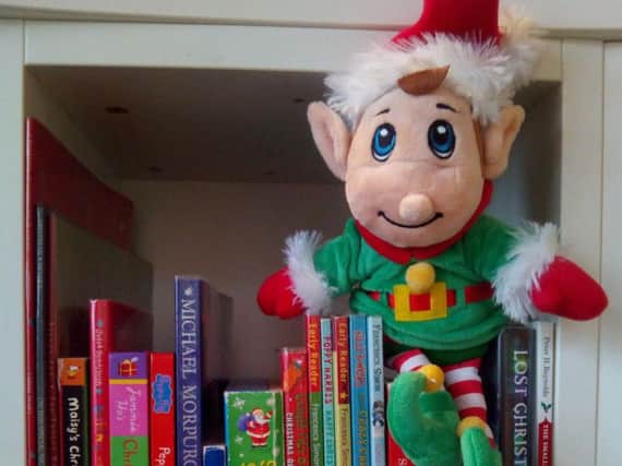 The Elf on the Library Shelf challenge.