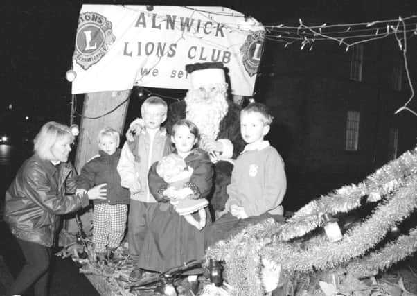 Remember when from 25 years ago, Alnwick Lions Santa