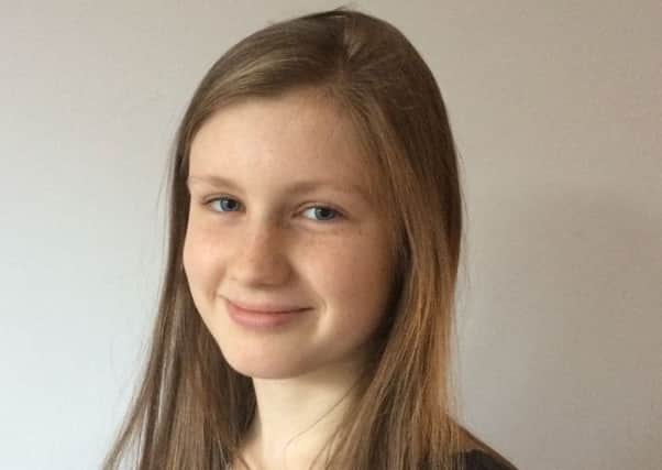 Isabella Thorneycroft, who has been awarded a place in the National Youth Orchestra of Great Britain 2018.