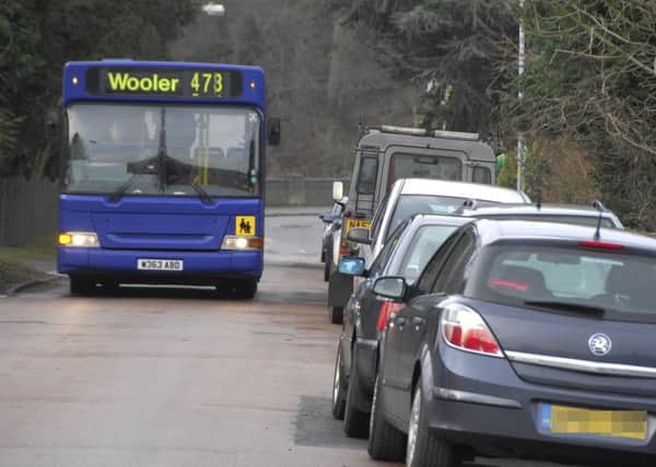 Parking congestion around Glendale Middle school in Wooler on Saturday mornings when the Glendale Junior Football League matches are being played.