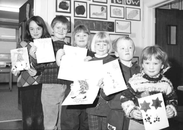 Remember when from 25 years ago, Hipsburn school making Christmas cards