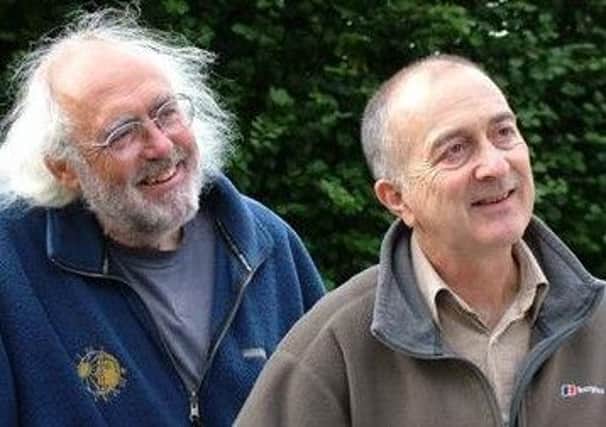 Mick Aston and Tony Robinson. Picture by Steve Shearn