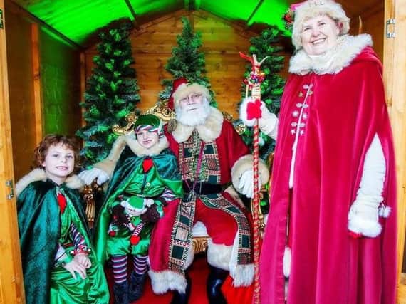 Santa will be at Sanderson Arcade on Saturday.