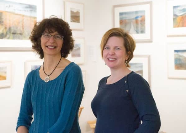 Gallery 45 owners Jane Mills and Mary Mewett.