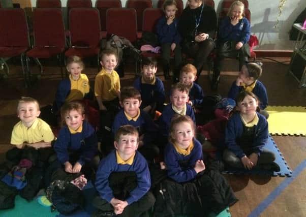The Tiger and Jaguar classes who watched The 'Princess and the Goblin'.