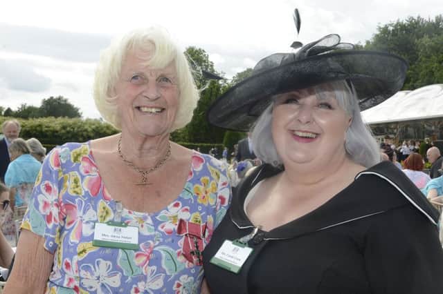 The Garden Party for the countys unsung heroes at Alnwick Garden. Alexa Nisbet and Carole Green from Alexa'a Animals.
Picture by Jane Coltman