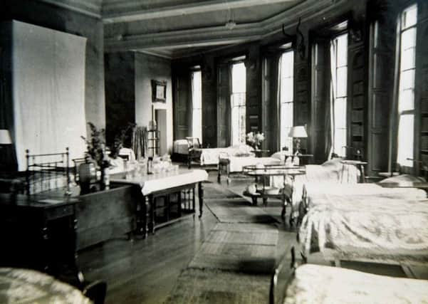 The First World War hospital at Howick Hall.