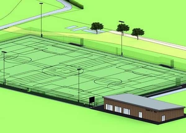 An artist's impression of Alnwick Town Juniors' proposal.