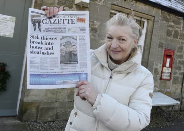 Jill le Marquand at Lesbury Post Office and Village Store. Picture by Jane Coltman