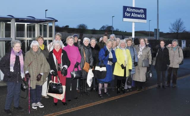 At 8am on a cold December morning, the ladies of Alnmouth WI were on their way to Edinburgh for their annual outing.
