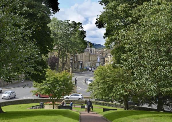 View of Alnwick near the War Memorial by Jane Coltman