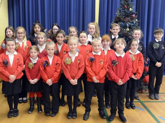 Seahouses Primary School's choir entertained family and friends with beautiful singing during its Christmas Concert. Picture by Jane Coltman