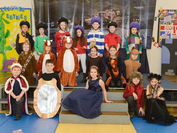The older pupils at Swansfield Primary School performed Snow White and The Seven Jockeys. Picture by Jane Coltman