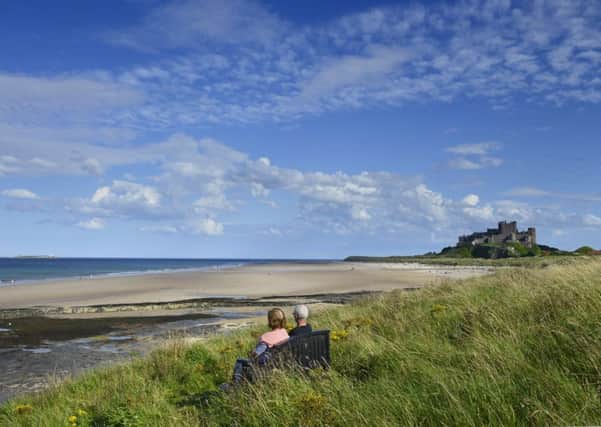 Not a bad view overlooking Bamburgh beach and castle. Picture by Jane Coltman