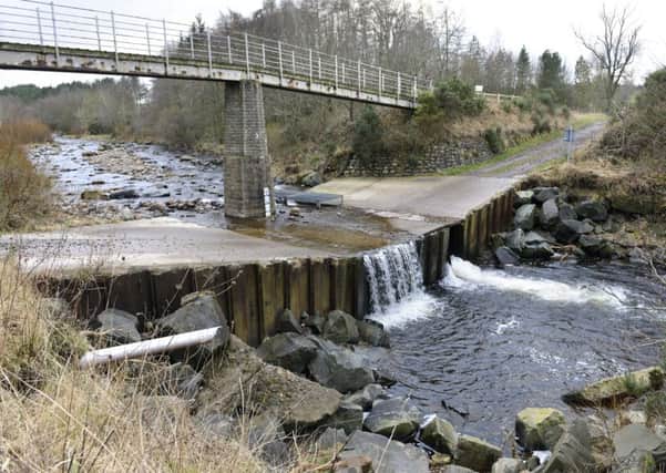 Haugh Head ford and fish pass on Wooler Water.
 Picture by Jane Coltman
