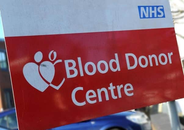 Donors are being urged to give blood.