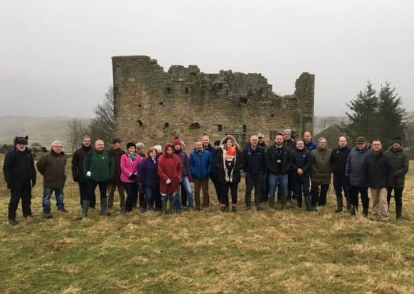 The Revitalising Redesdale partnership at the Ridsdale Ironworks.