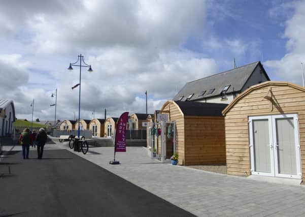 The Harbour Village is one of Amble's attractions.