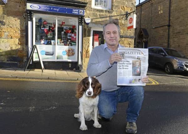 Newsagent of the Week: Nick Mattlock at Puffin Stores in Alnmouth.