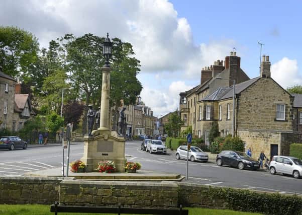 View of Alnwick near the War Memorial by Jane Coltman