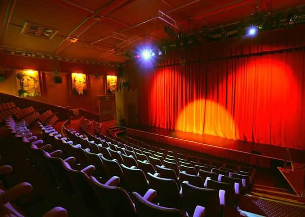 The auditorium at Alnwick Playhouse.