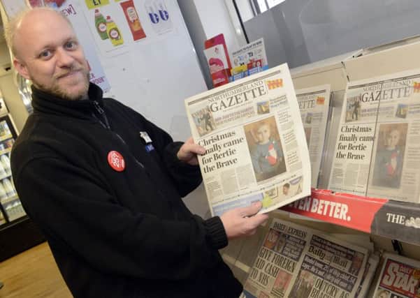 Newsagent Of The Week: John Low at McColl's in Shilbottle