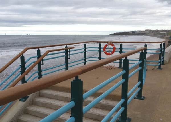 The colour blue is making a comeback in Whitley Bay.