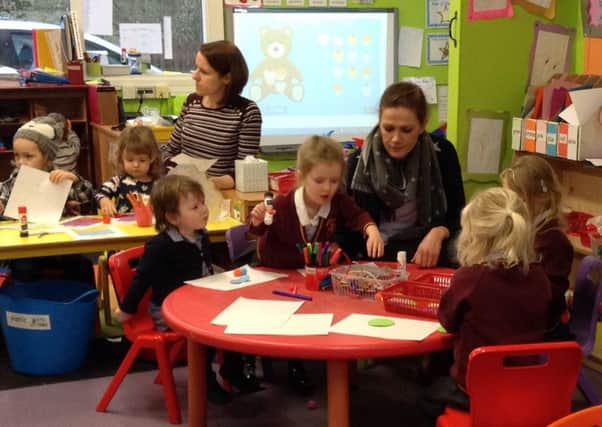 Whittingham CofE Primary School's Stay and Play session.