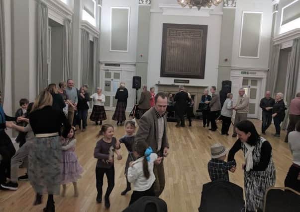 People enjoying the ceilidh. Picture by Daniel Gurney