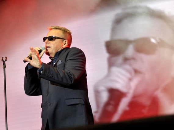 Suggs, from Madness.