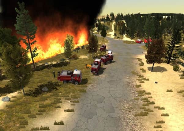 The IGNIS simulation tool for tackling wildfires.
