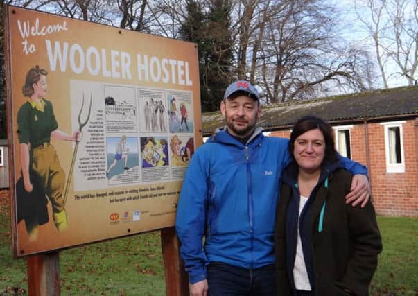 Karl and Cindy Wait at Wooler Youth Hostel.