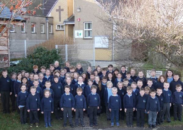 Pupils at Ellingham Primary School.