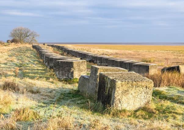 Northumberland Tank Traps. Picture by  Ivor Rackham