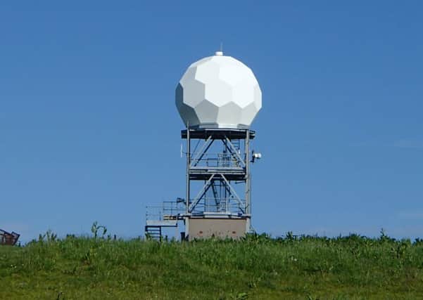 The Met Office network of 15 radars now provides coverage across more than 99 per cent of the UK and detects precipitation in real-time.