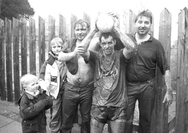 Remember when from 25 years ago, Shrove Tide football match