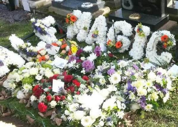 There were many floral tributes to Blyth resident Alf Douglas, who died last month.