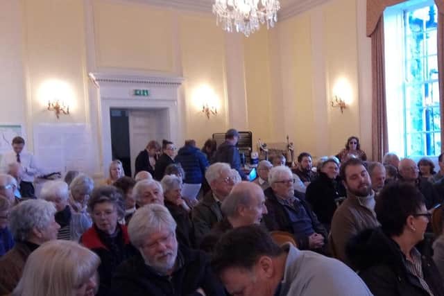 Members of the public at today's meeting.